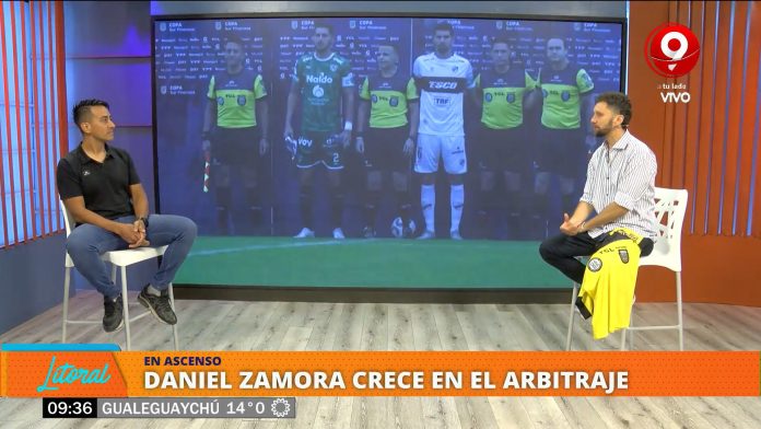 Daniel Zamora desde 2022 dirige Primera Nacional y en 2023 comenzó a tener apariciones como asistente en la Liga Profesional.