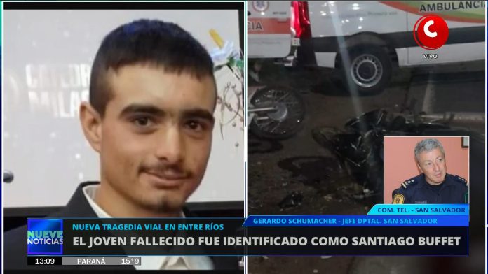 Un joven de 22 años falleció al chocar de frente contra otra moto en un trágico accidente en San Salvador.